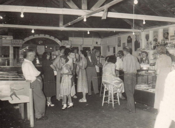 Groomes Bathing Beach - Old Photo (newer photo)